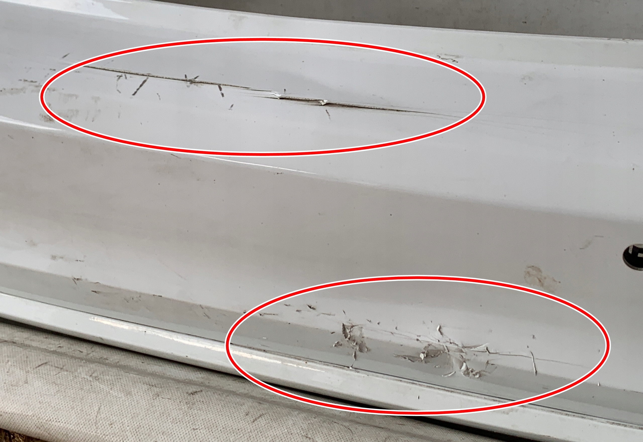 bumper rear part rear FORD FOCUS MK4 KOMBI ST-LINE PDC