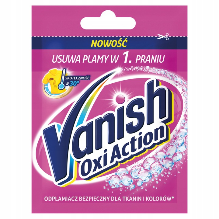 

Vanish odplamiacz do kolorów Oxi Action 30g*