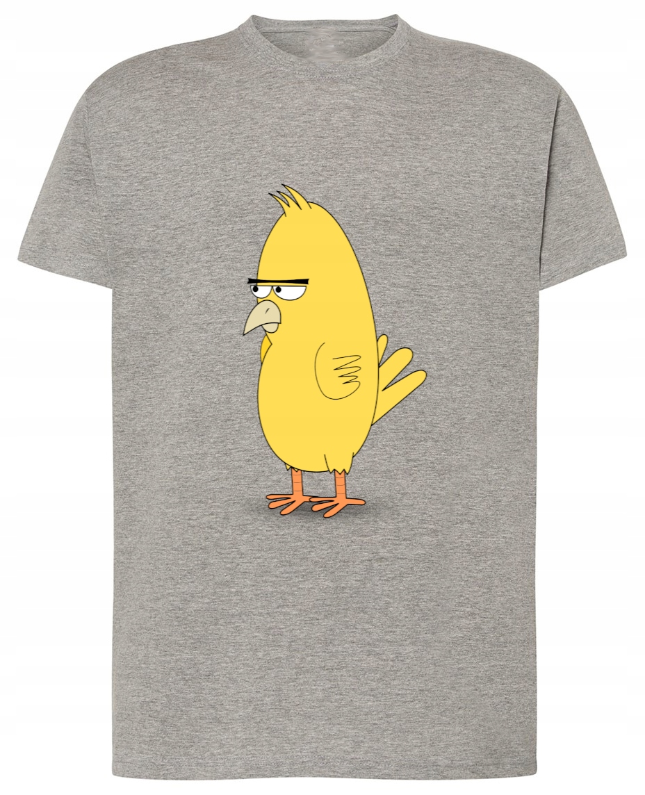 

T-Shirt męski nadruk zły ptak gumpy Rozm.3XL