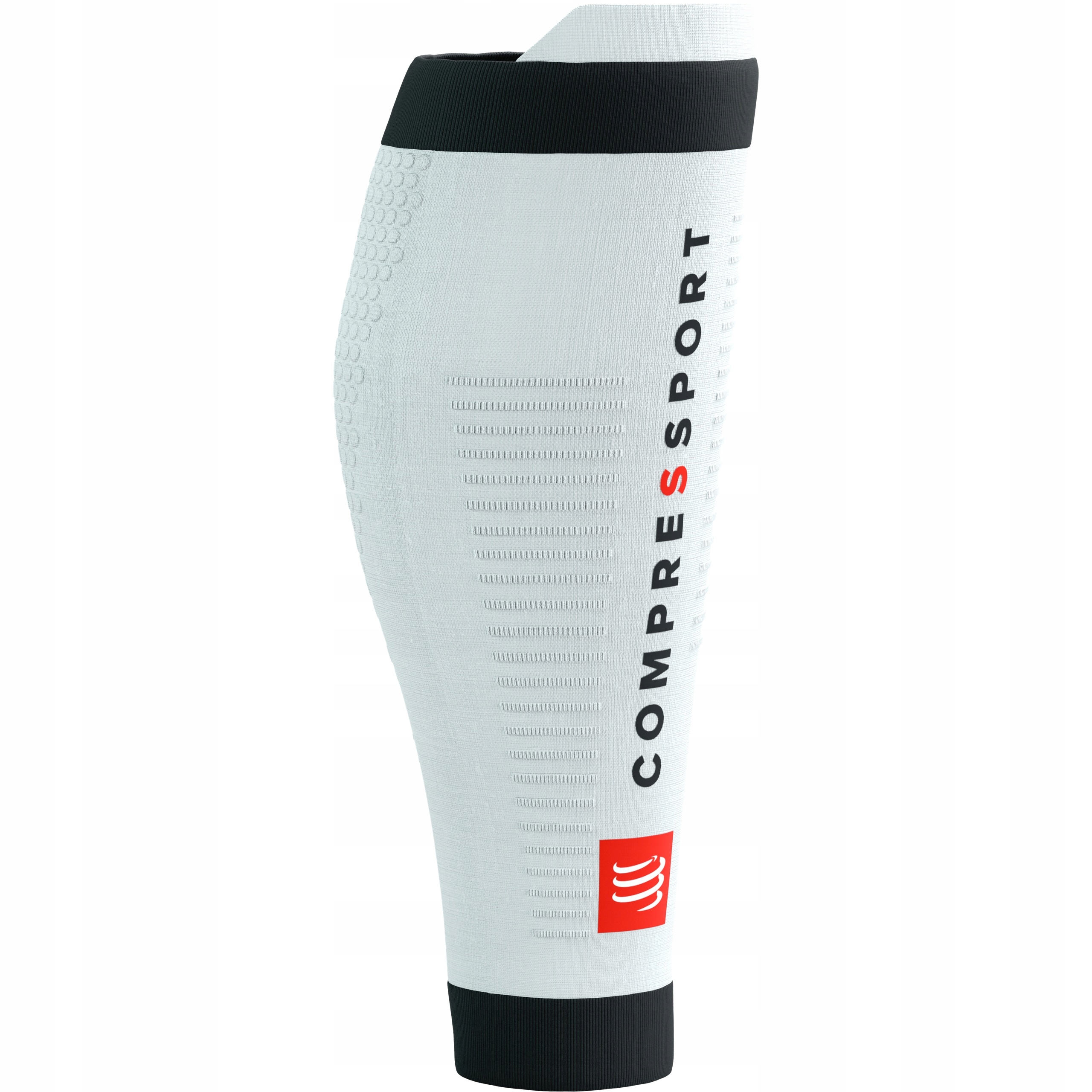 Opaski Kompresyjne na Łydki Ultralekkie COMPRESSPORT R2V3 Białe/Czarne T1 Model R2 3.0