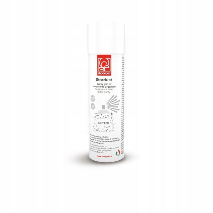 Levně Jedlý brokát ve spreji 250 ml (průhledný) Modecor