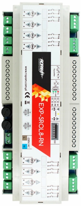 Modul ovládania roliet a žalúzií EXP-SROL8-RN
