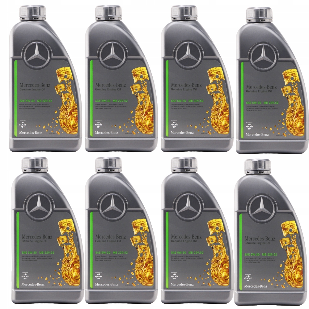 Olej Mercedes 5W30 Mb 229.52 8 L Originál