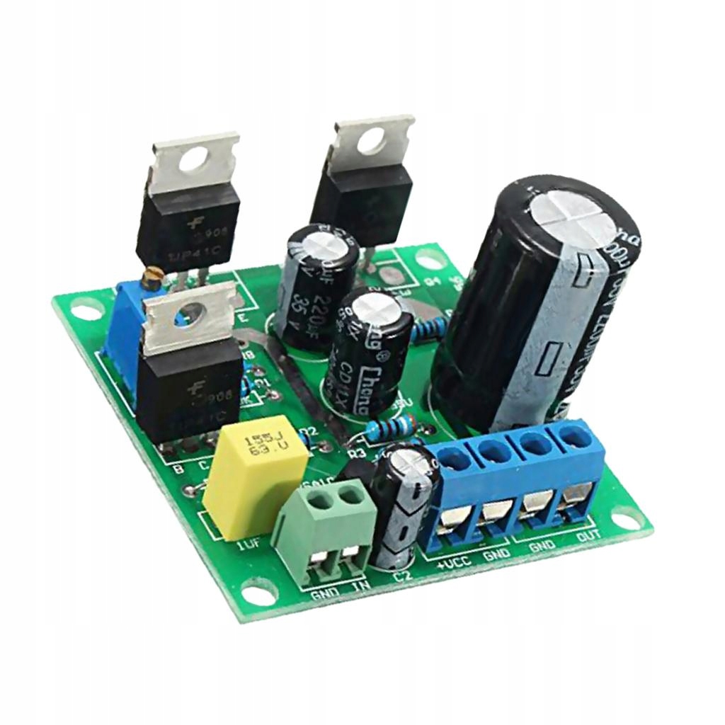 DC12V 24V Mini 1969 TIP41C Mono Channel Amplifier Board Module Pure Class A Liczba kanałów 0
