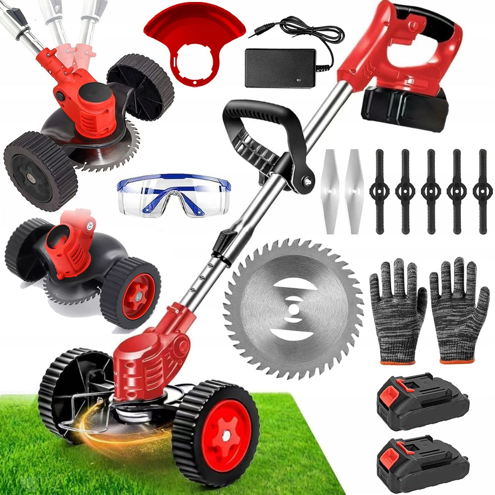 650W Elektrická Sekačka S Baterií 2000MAH Pro Zahrady A Trávníky