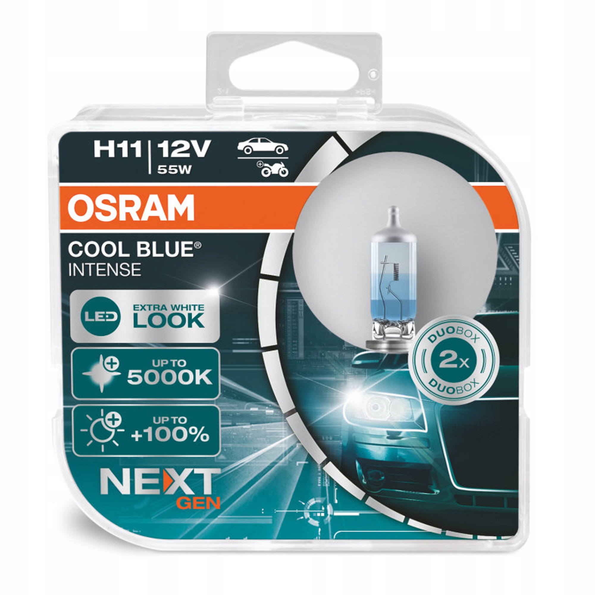 

Osram H11 Cool Blue Intense Nextgen 12V 55W 2szt.