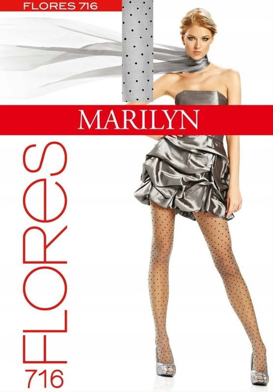 

Marilyn rajstopy Flores 716 kropki 2 nero