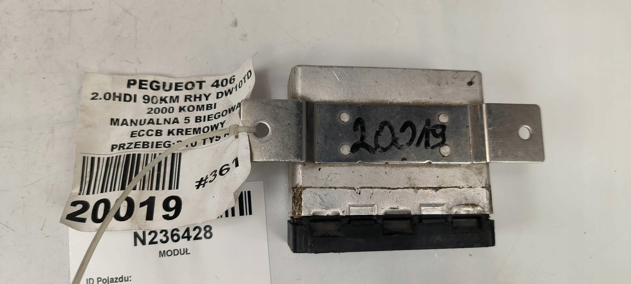 modulo ALARMU 1138-00-95-011-02 PEUGEOT 406
