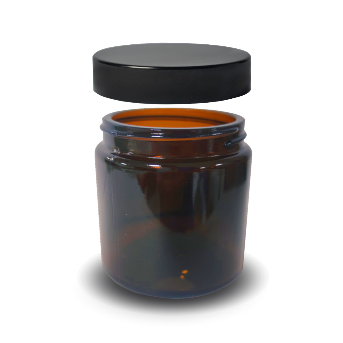 

Słoik, pojemnik szklany brązowy 120 ml Premium