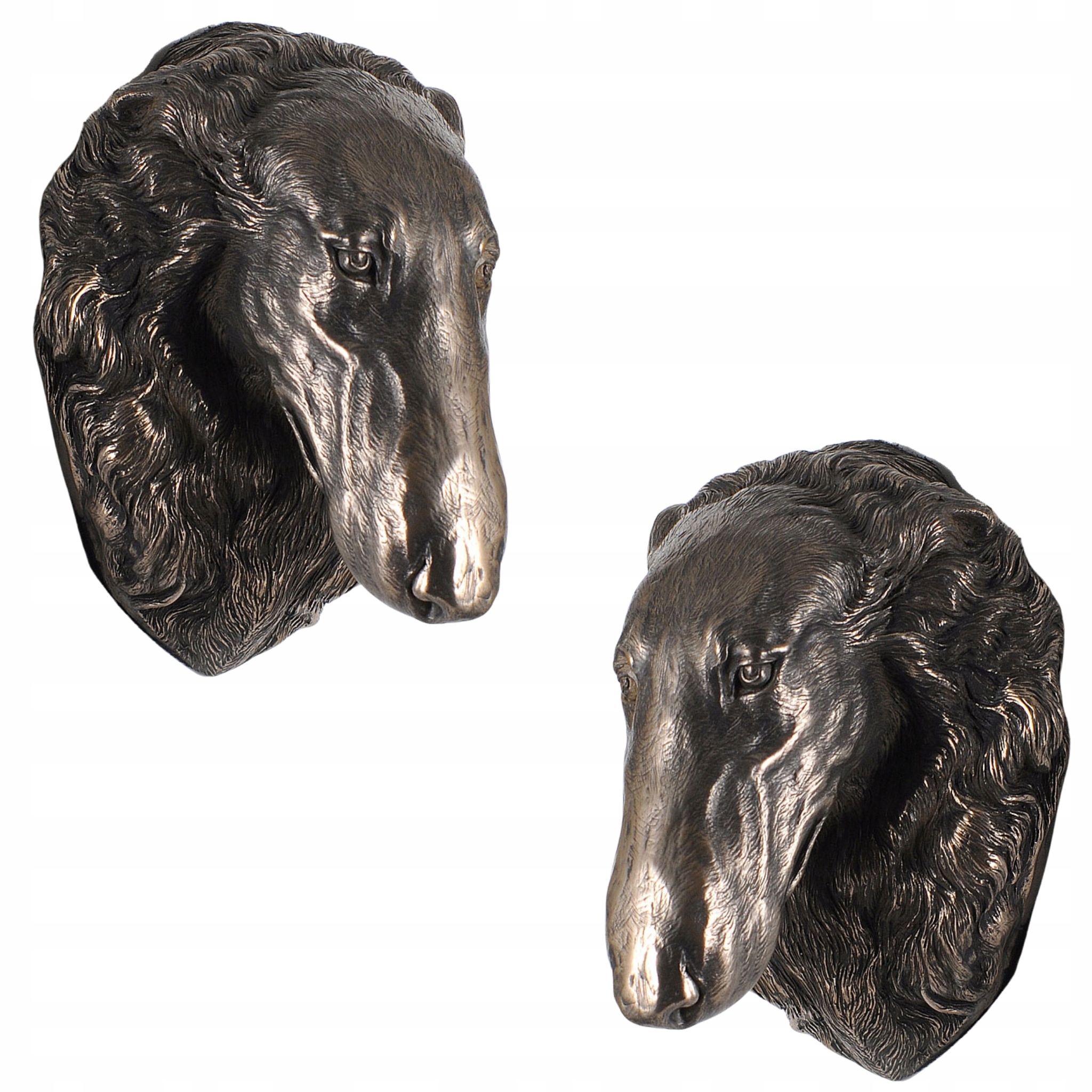 Chart rosyjski borzoj, Borzoi, Barzoi statuetka psa, wiszące popiersie, u
