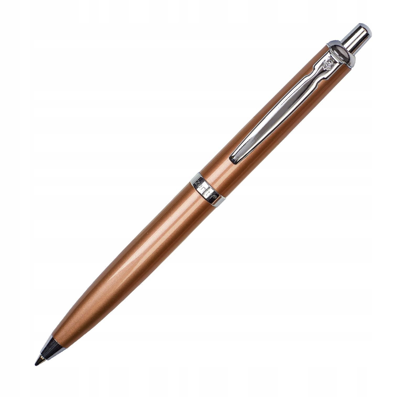 

Długopis metalowy Zenith 60 niebieski miedziany