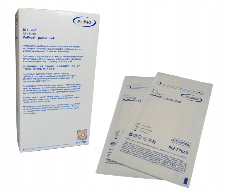 

Plastry Z Opatrunkiem Na Rany Jałowe 15X8 25 Sztuk