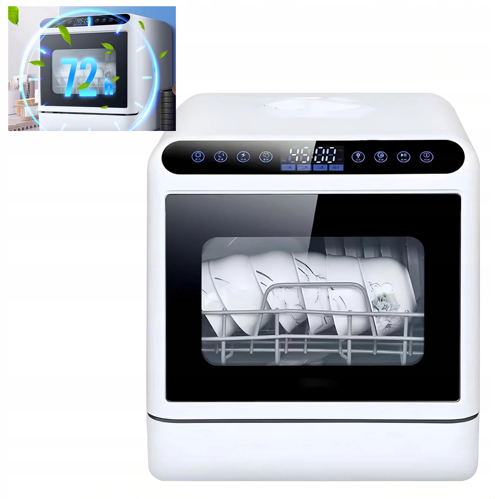 Zmywak Nablatowy Kamper Mały Turystyczny 2W1 Z Turystycznym Zbiornikiem Na Wodę