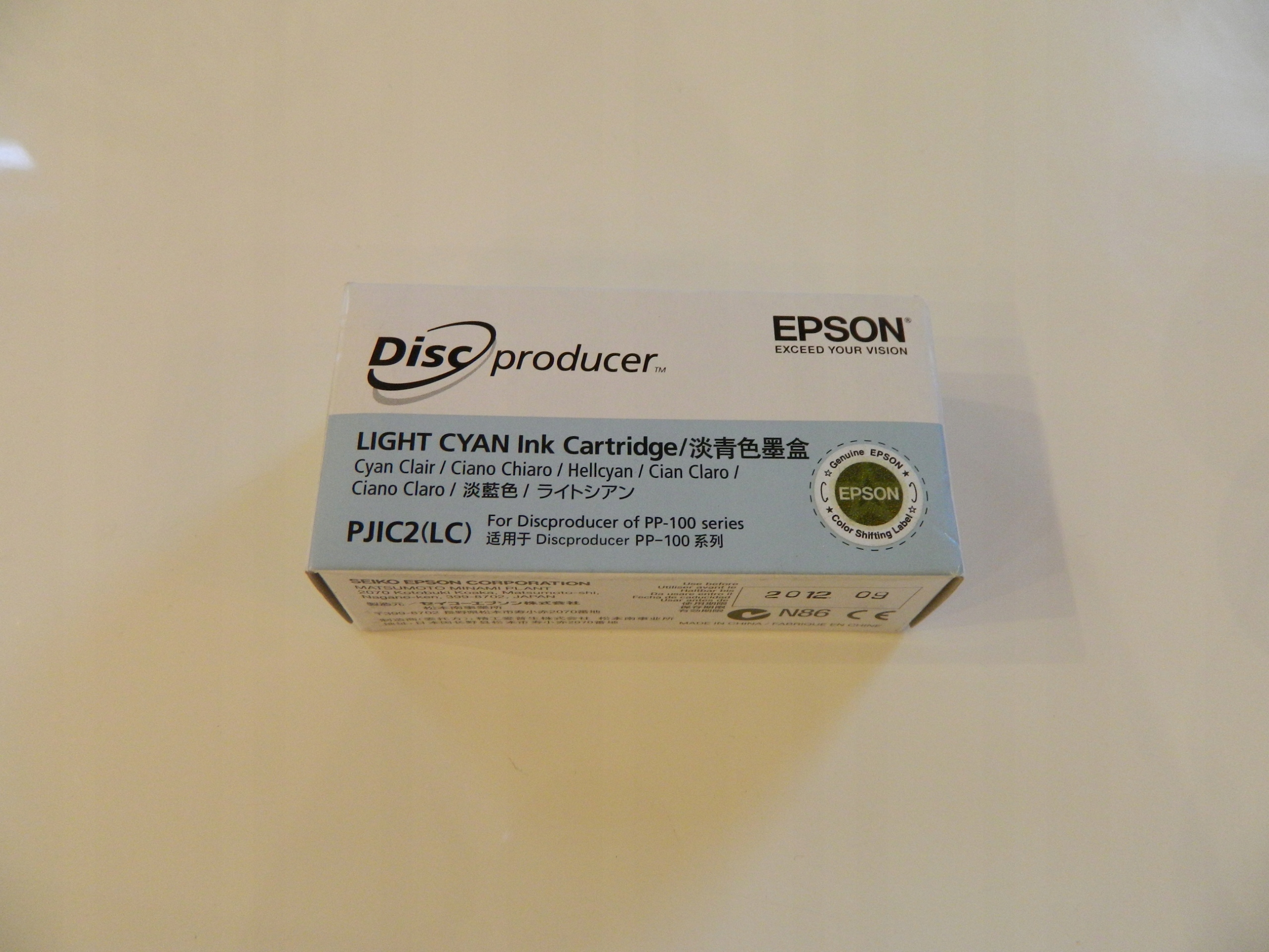 Originální inkoust Epson PJIC2 Light Cyan Discproducer PP100II