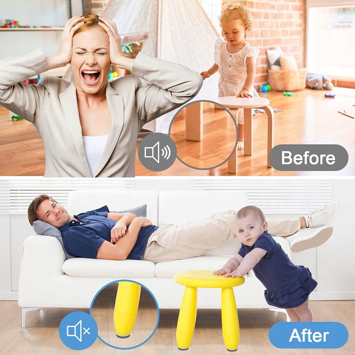 PODKŁADKI FILCOWE POD MEBLE SAMOPRZYLEPNE POD STÓŁ KRZESŁA TAŚMA NA WYMIAR Szerokość produktu 10 cm