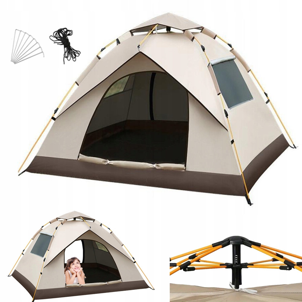 Silný Stan Kempingový Stan Není Potřeba Stavět Pro 2 Osoby