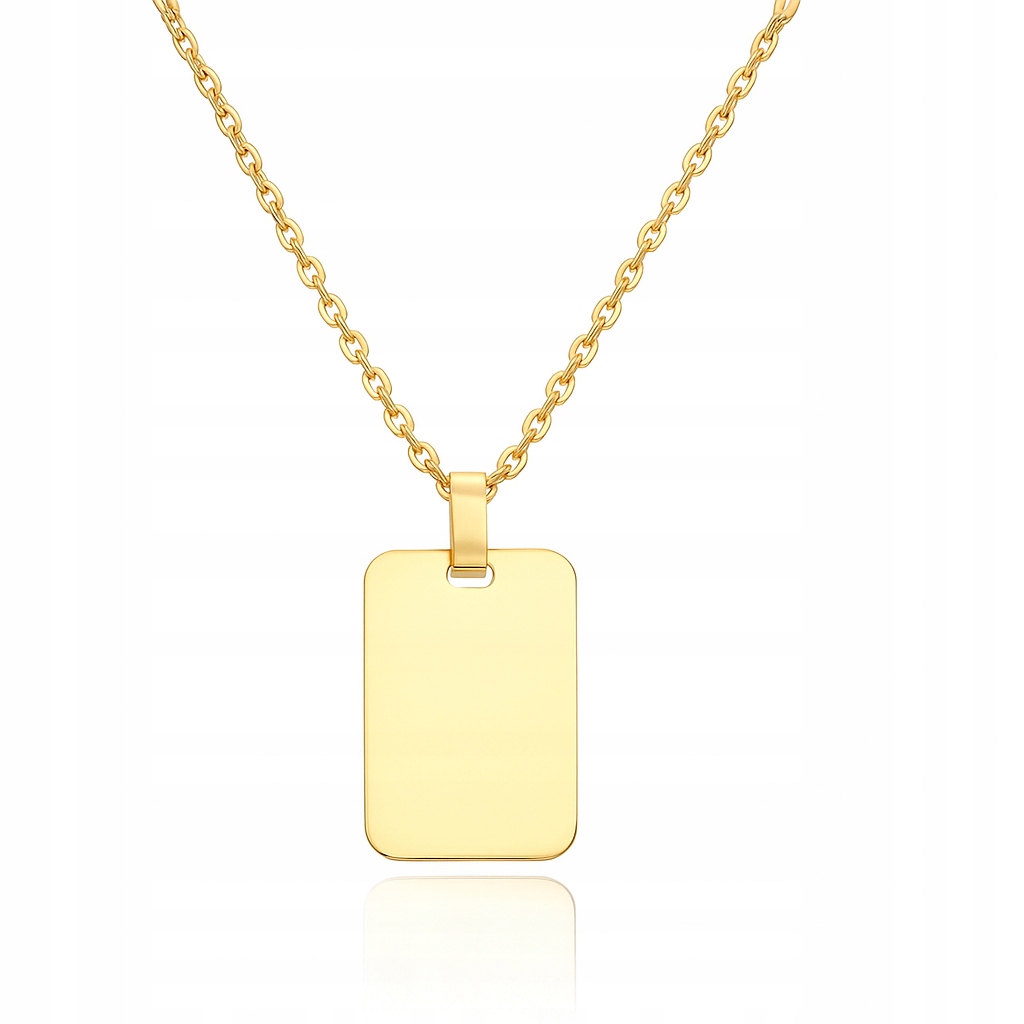 Zlatý Přívěsek Na Plech Vojenská Známka 585