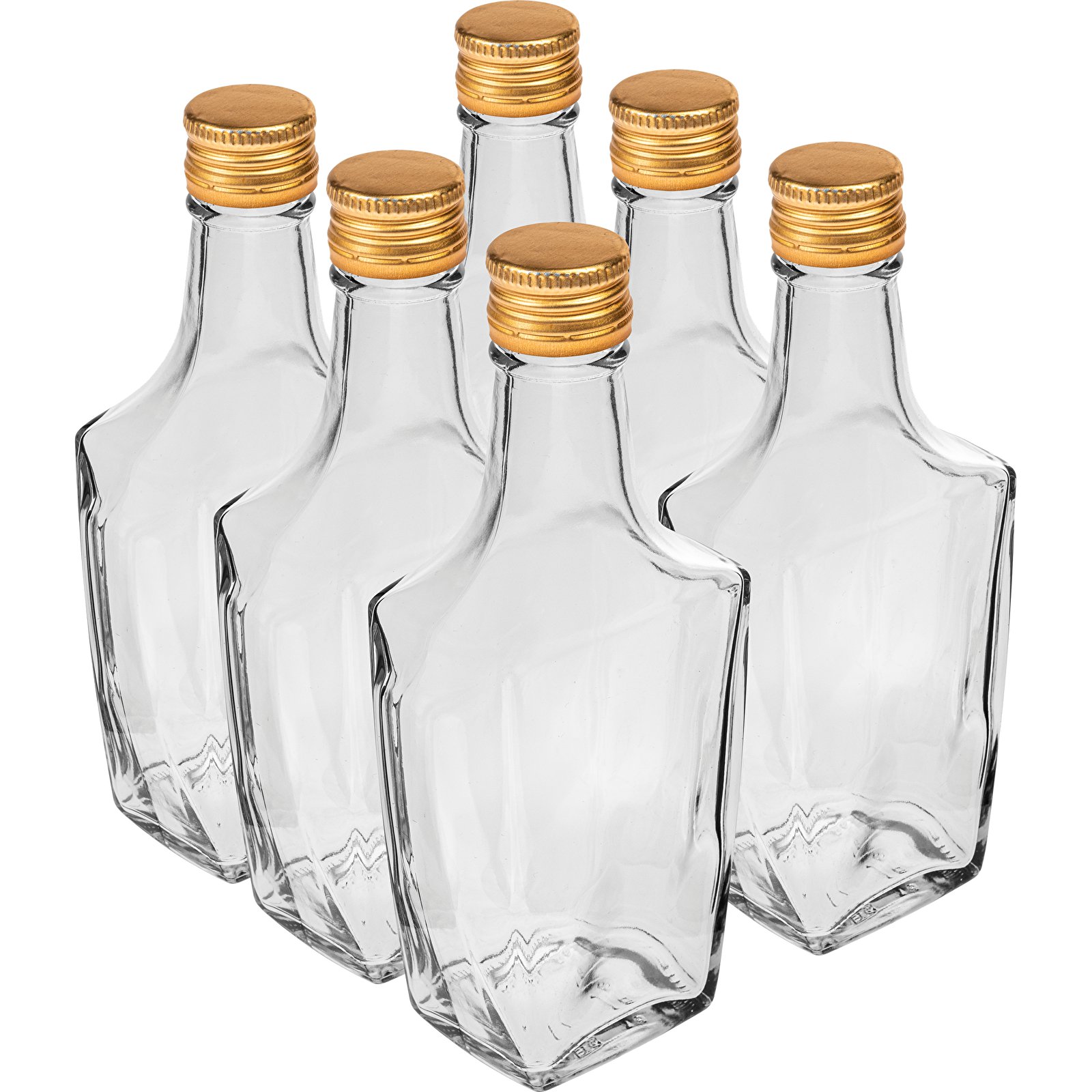 

6x butelka 250ml ozdobna na wino nalewkę bimber