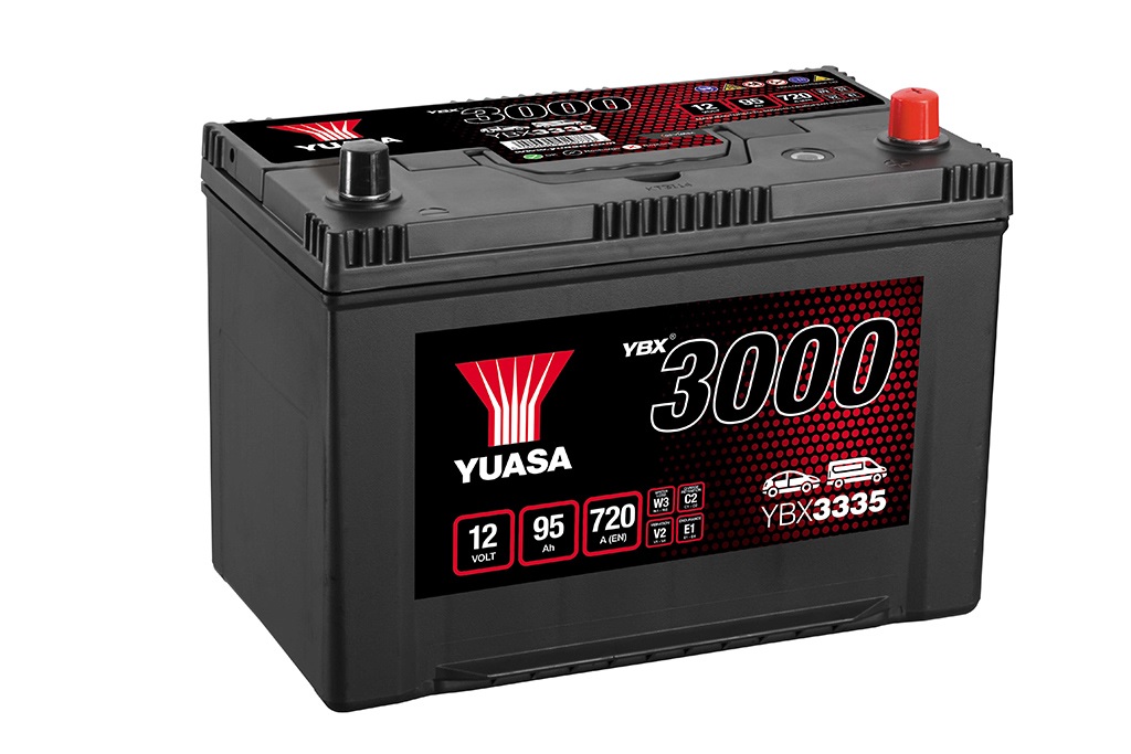 Стартовий акумулятор 12V Yuasa 95ah 720A YBX3335