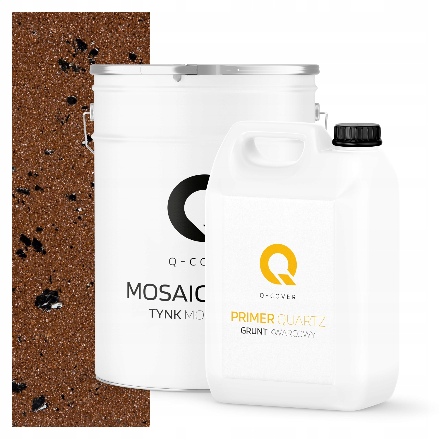 Mozaiková Omítka Hnědá S Černou Mikou M94 Vnější 25 Kg Půda 6.6 m2