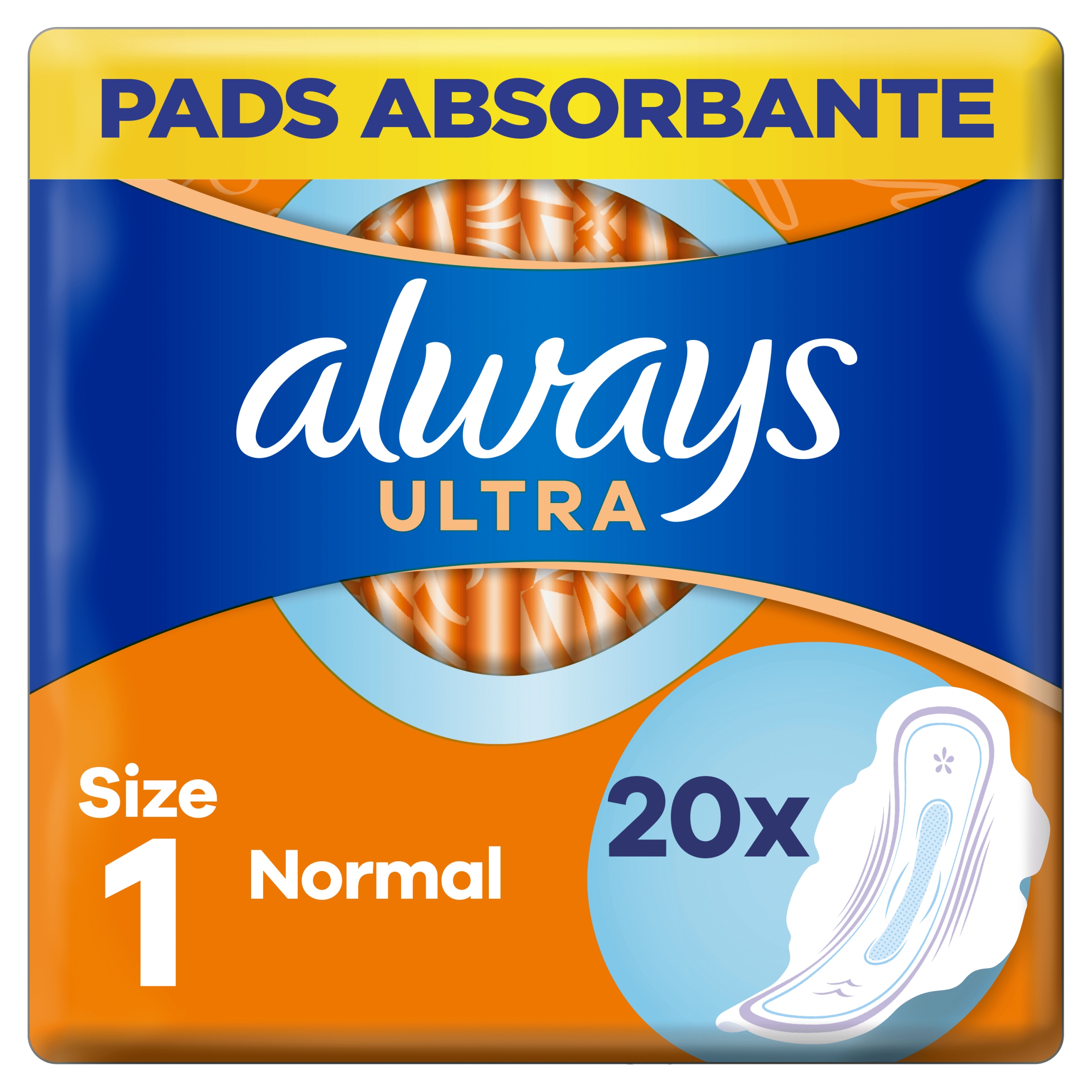 

Podpaski Always Ultra Normal Duo 20 sztuk