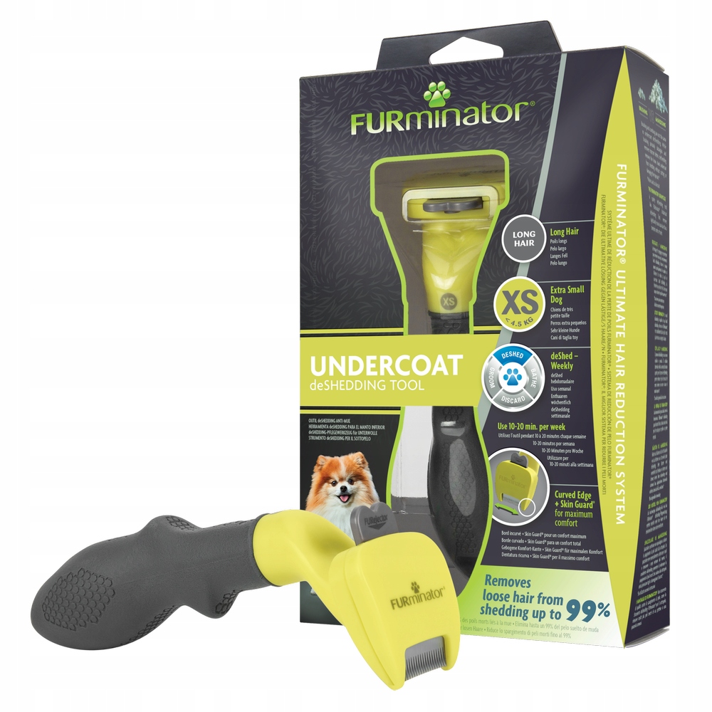 Levně Furminator pro dlouhosrsté psy Toy Dog Xs