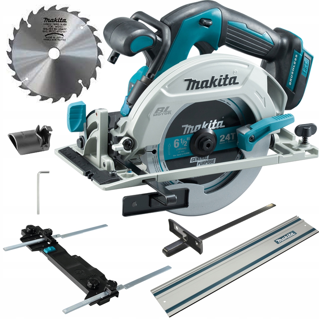 

Makita Pilarka Tarczowa DHS680Z +adapter +szyna 1m