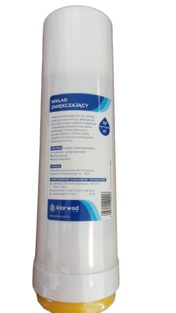 FILTR WKŁAD Z ZYWICĄ KONIEC Z KAMIENIEM W WODZIE.235