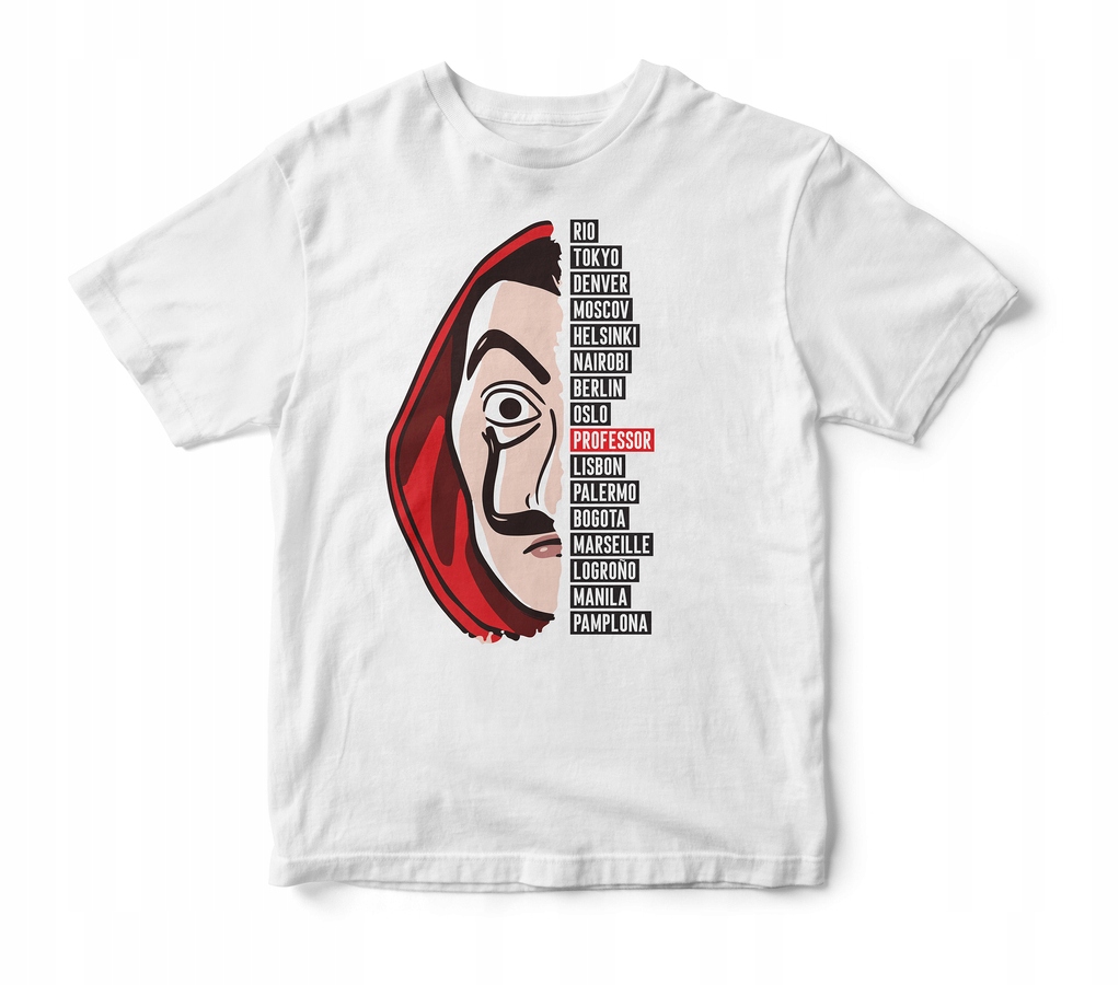 

Koszulka Dom Z Papieru Tshirt Biała XL