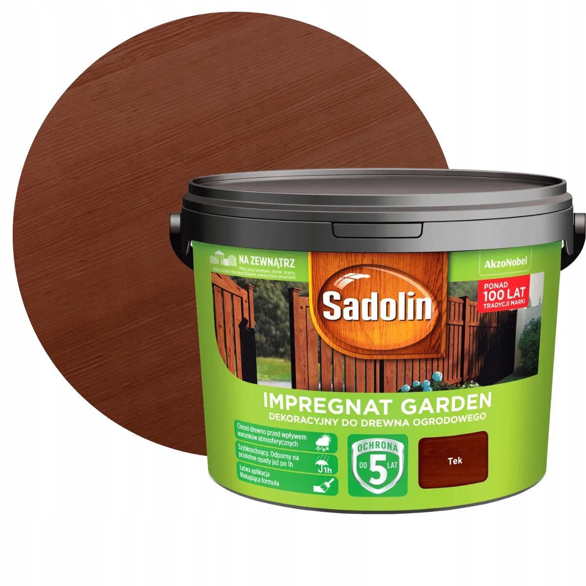Sadolin Garden Impregnat Pro Zahradní Dřevo Tek 9L