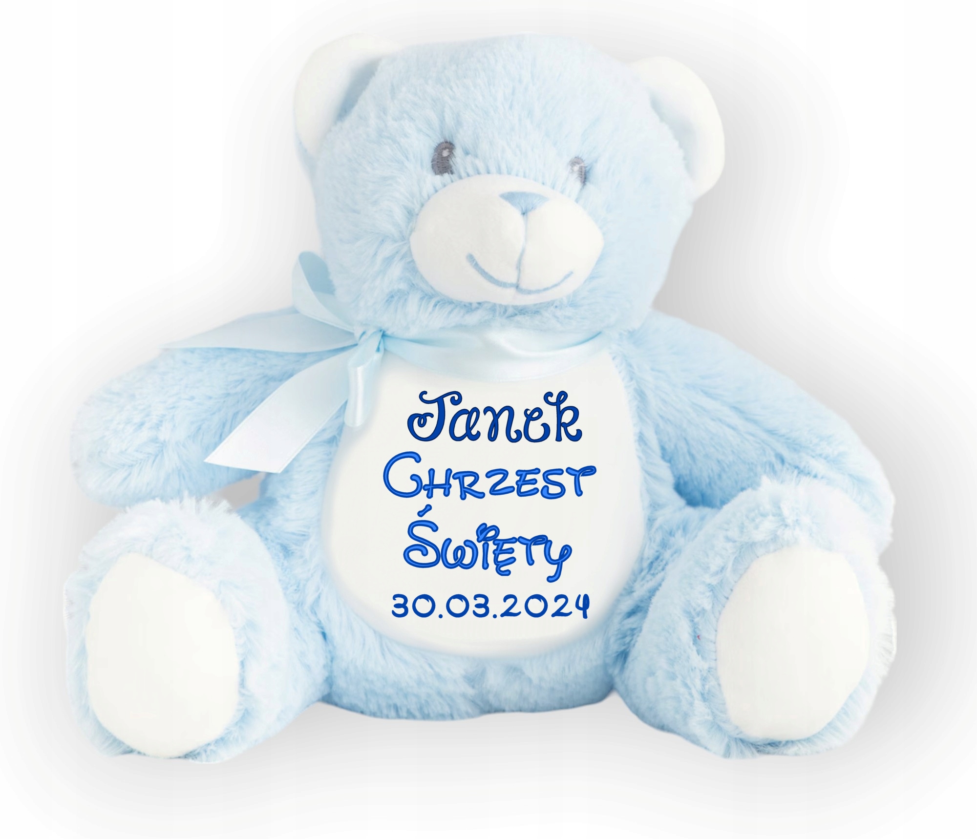 Medvídek metráž dárek Křest suvenýr plyšák jméno narozeniny