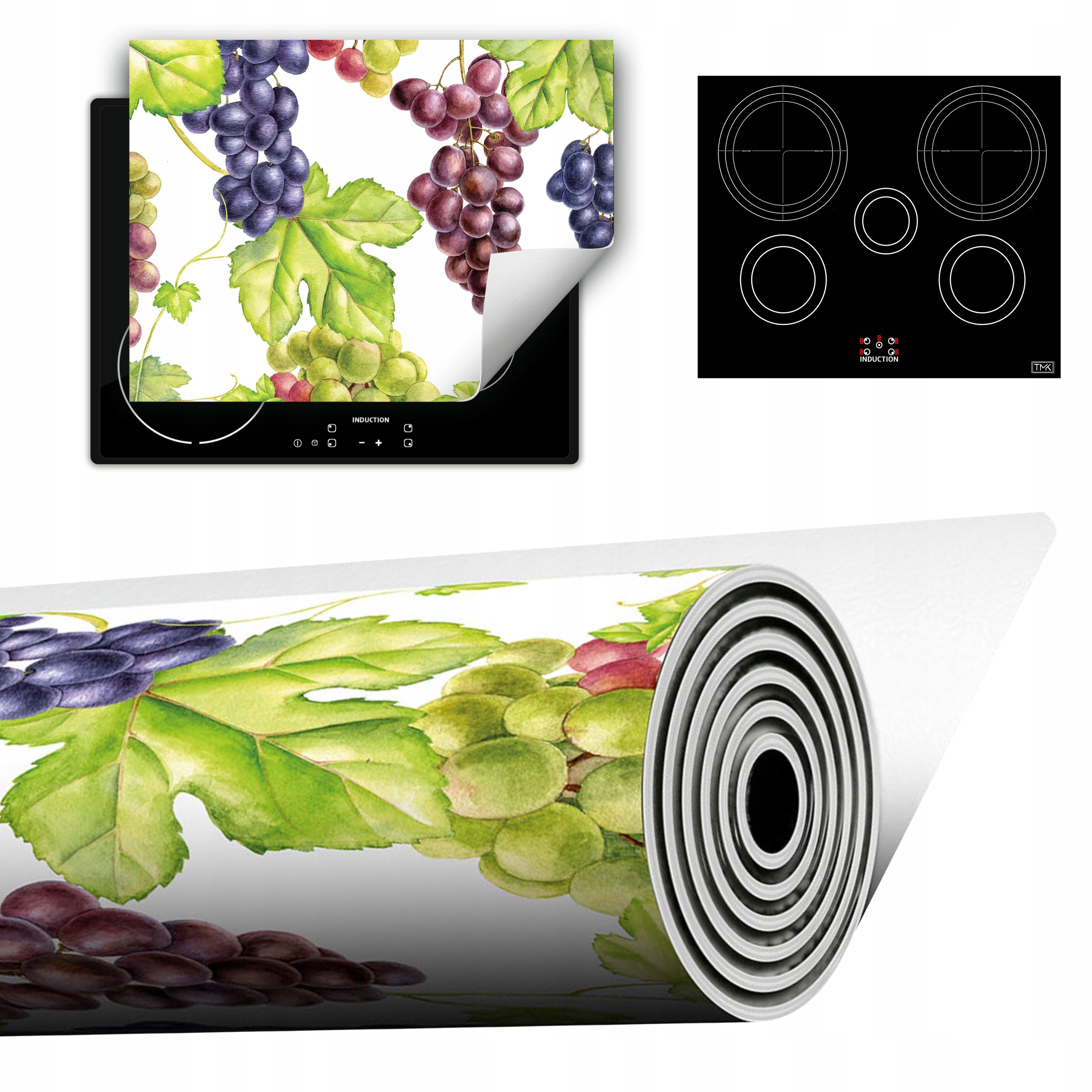 Vinylová Podložka Do Kuchyně Více Místa 70x52 Hroznové Víno