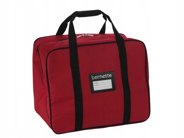 Torba Czerwona Bernette Na Maszynę Do Szycia Walizka Oryginał