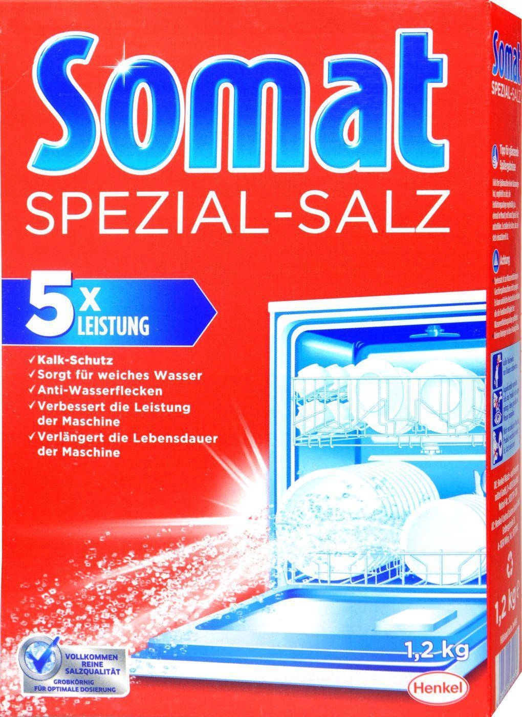 8 x Somat Sůl do myčky nádobí 1,2 kg