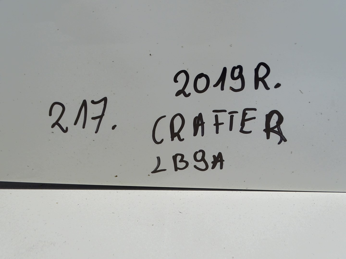 Cofano VOLKSWAGEN CRAFTER II 2 MAN TGE 7C0 LB9A