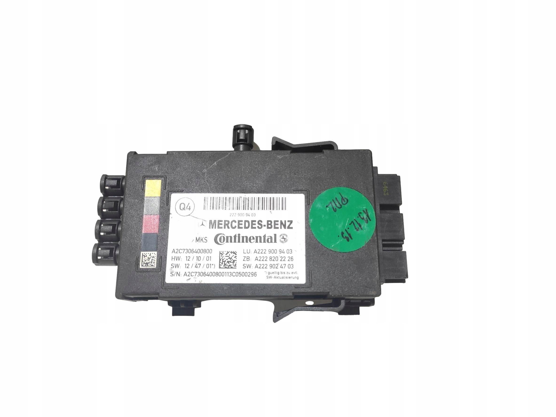 Блок управління задніх дверей MERCEDES W222 2229009403