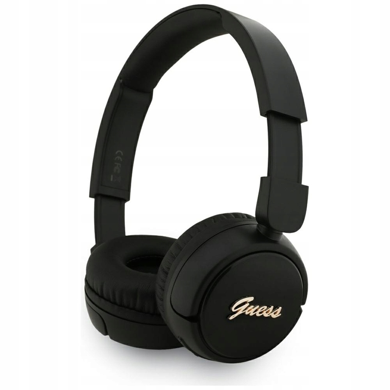 Guess kovové logo script sluchátka do uší Bluetooth 5.3 černá IPX4 Usb-c