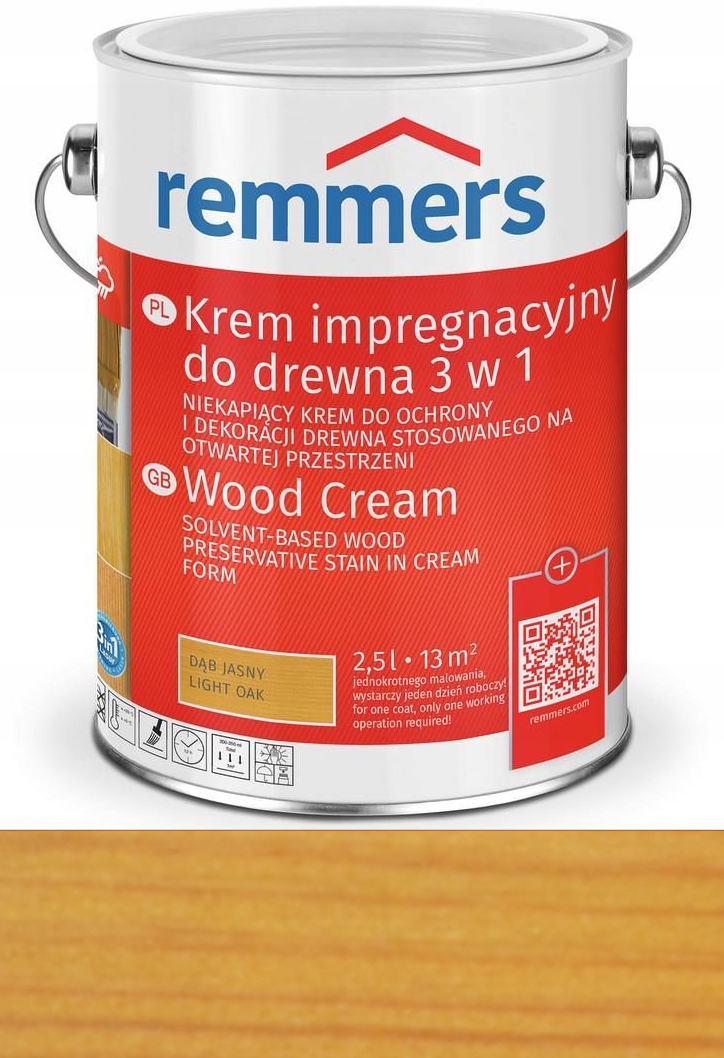 Remmers impregnace lazura na dřevo krém 20L Dub světlý