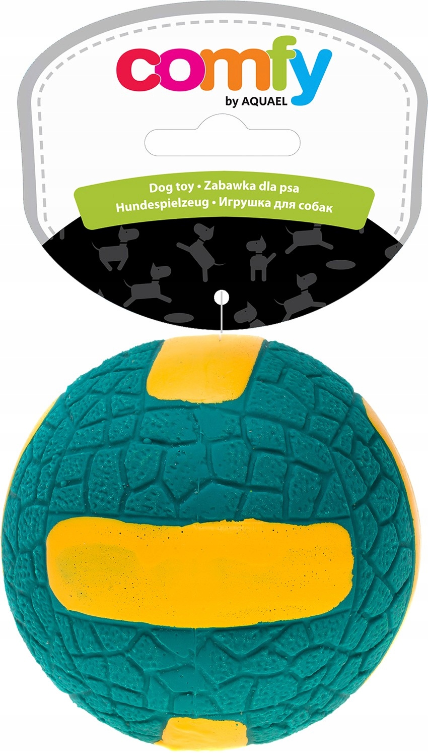 

Zabawka Sporty Ball 9 cm Zielona piszcząca