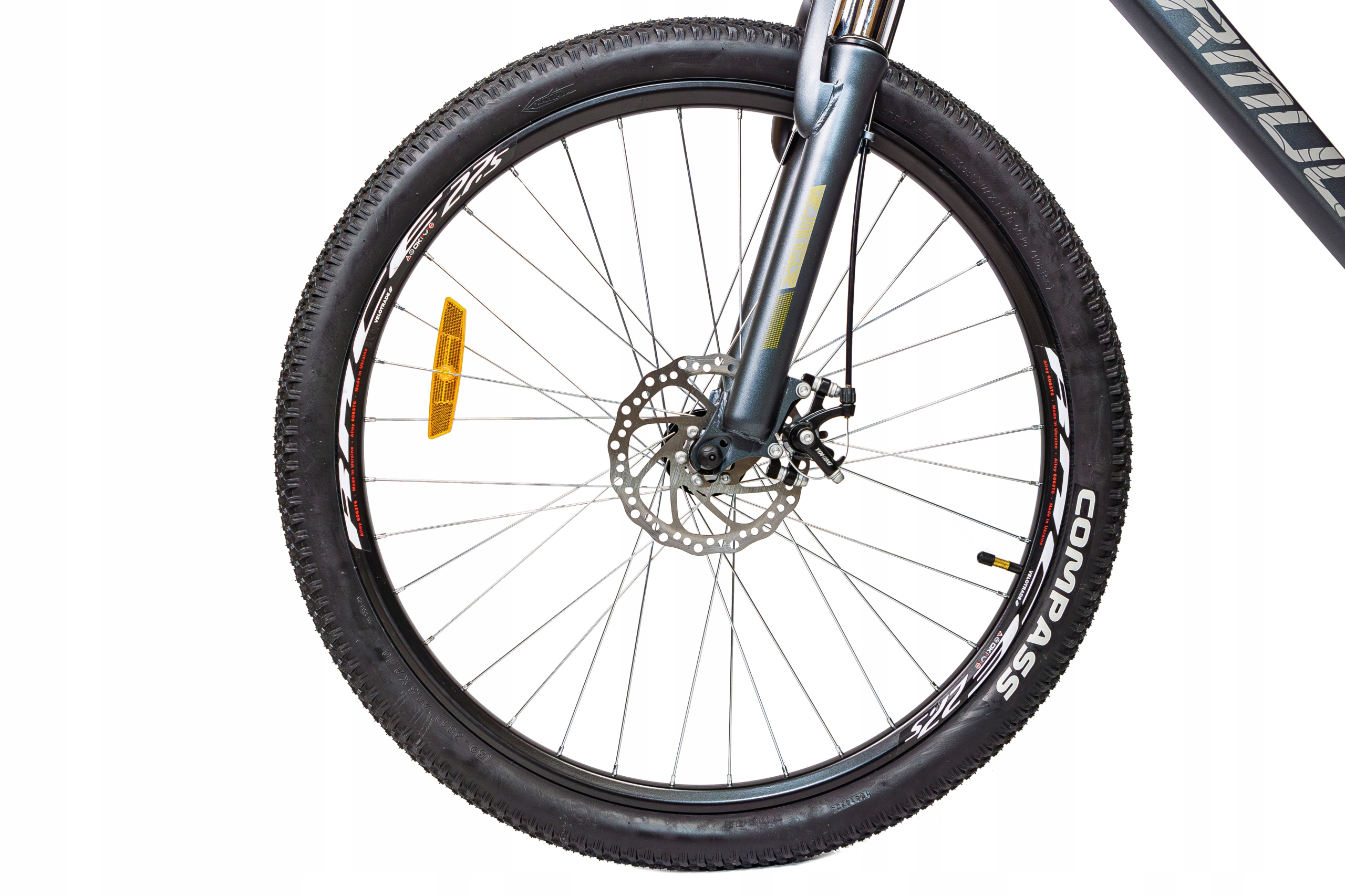 Rower Górski Terenowy MTB Koła 27,5 Amortyzacja SHIMANO Rozmiar 19 cali / M Kolor srebrny