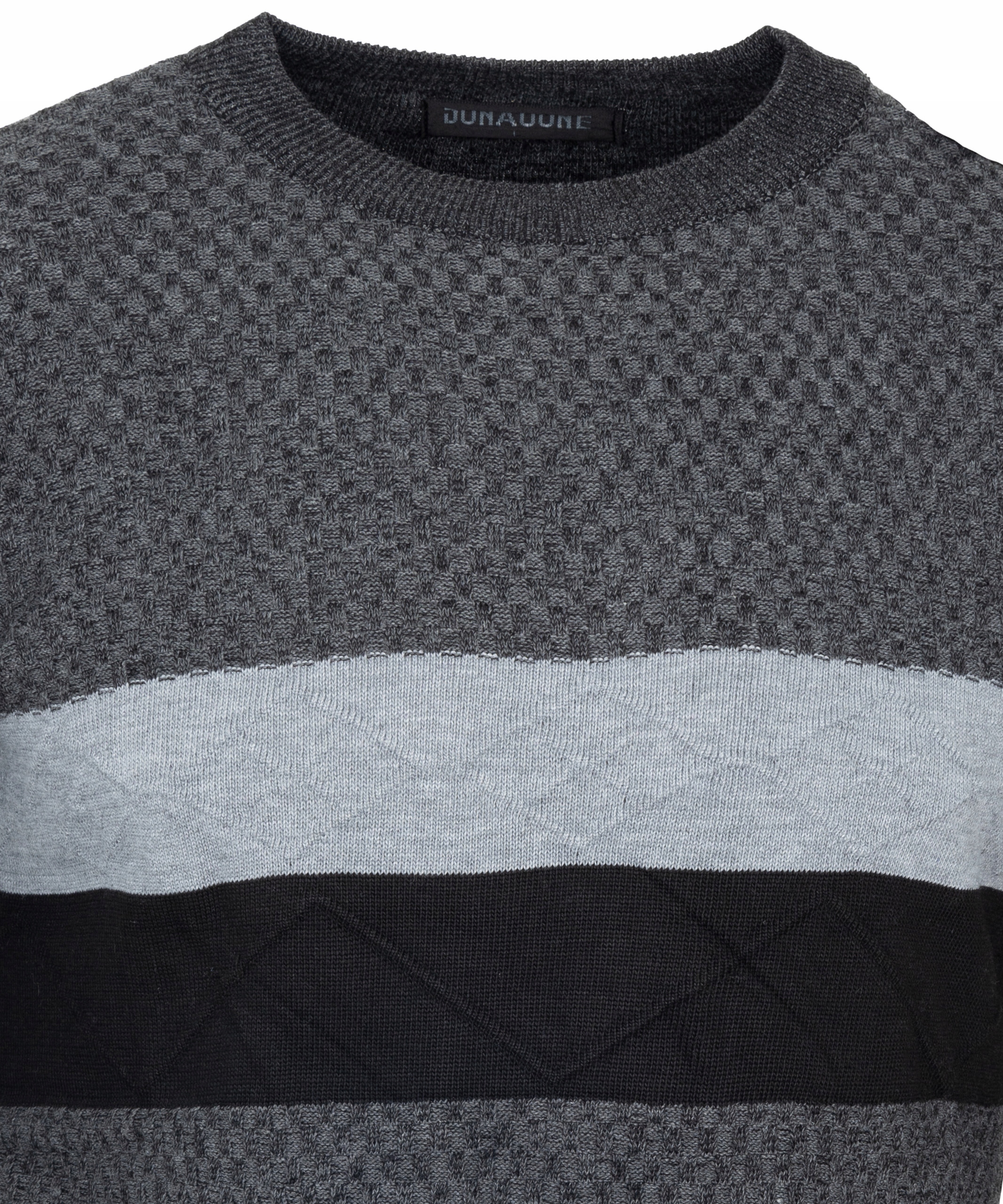 SWETER MĘSKI ELASTYCZNY BLUZKA CIEMNO-SZARY XXL Marka bez marki