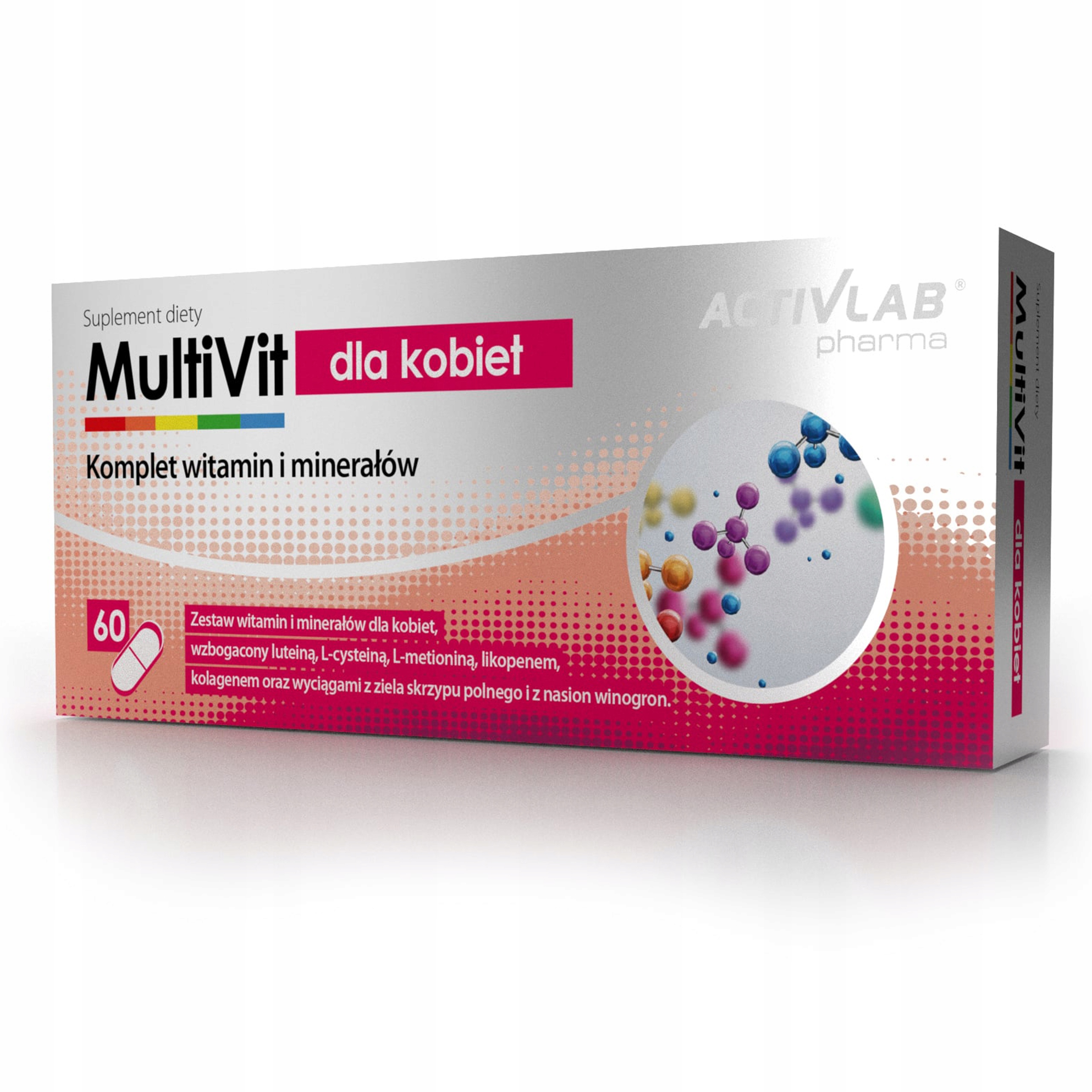 MultiVit multiwitaminy dla kobiet 60 kaps. Activlab