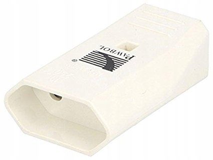 

Gniazdo płaskie b/u Euro 10A/250V białe D.3109