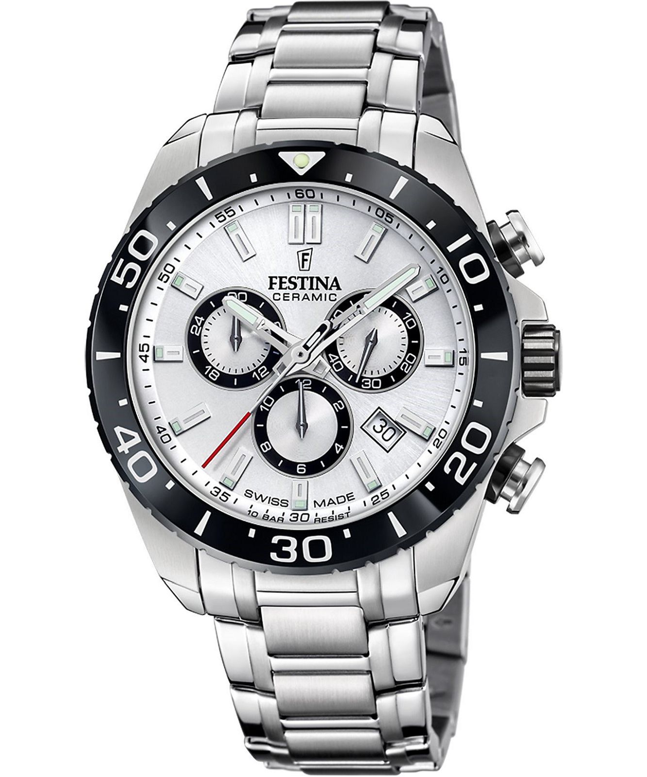 Pánské Hodinky Festina F20042-1 stříbrné