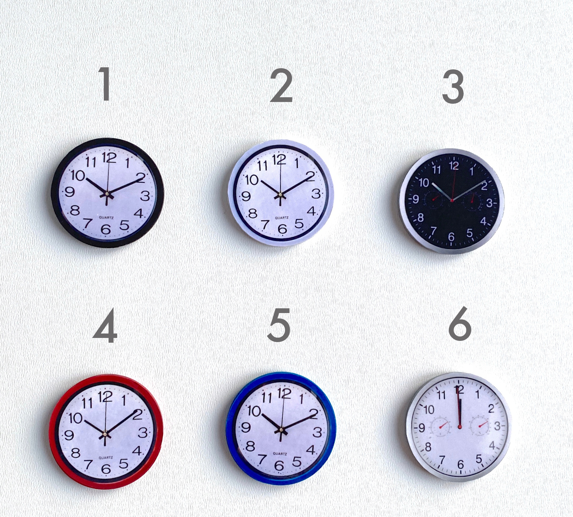 Miniaturowy zegar do domku dla lalek nowoczesny Marka inna