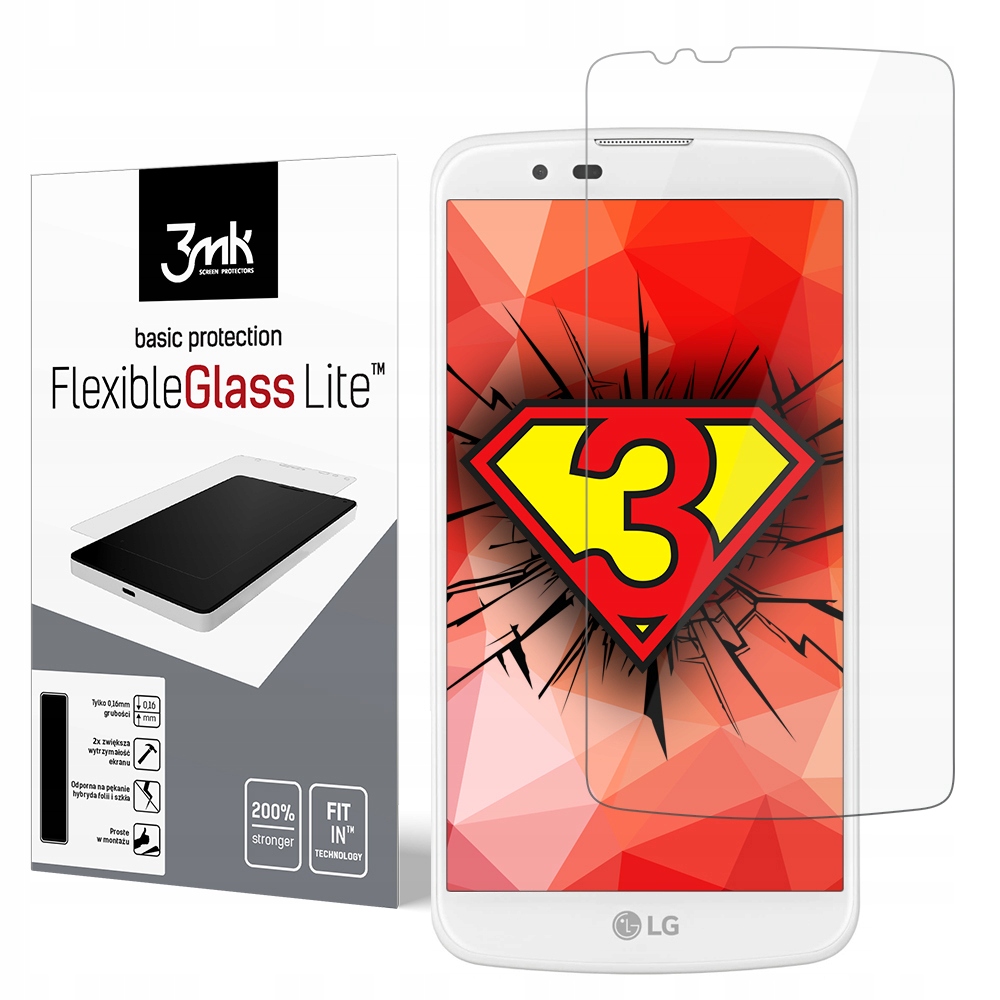 

Lg K10 K420n ------ szkło 3mk - FlexibleGlass Lite