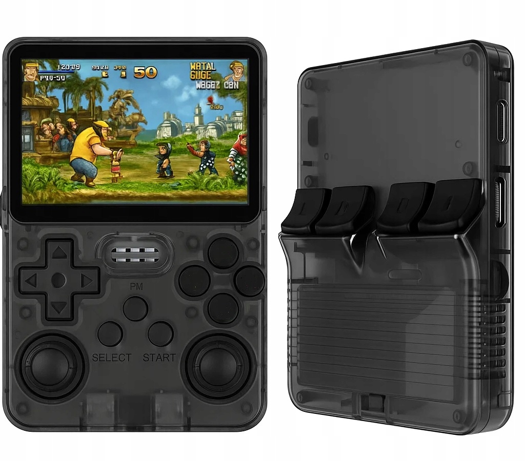 Přenosná Retro Herní Konzole Pro Více Než 20000 Her 64GB Gameboy Černá R36S