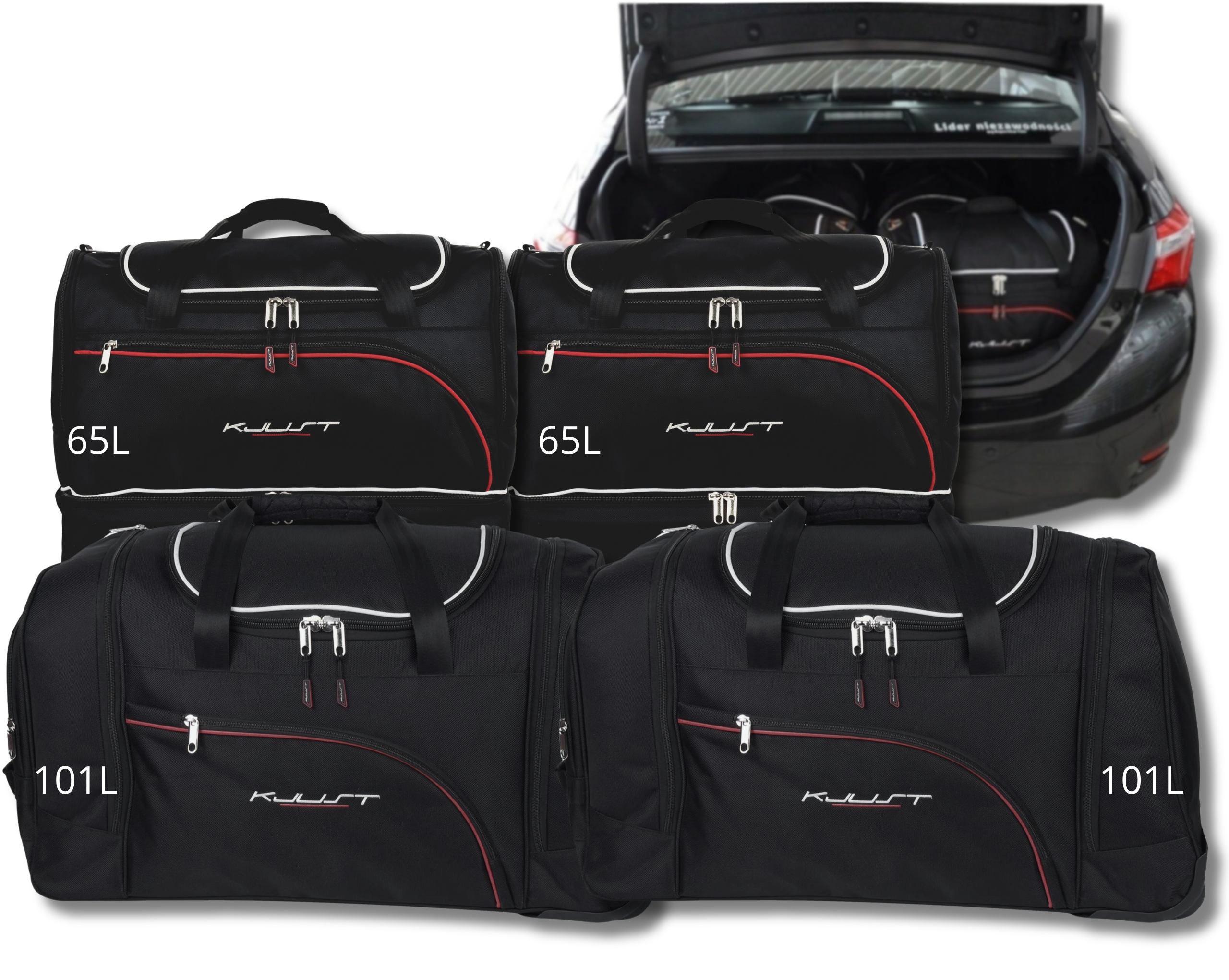 Cestovná Taška Do Kufra Toyota Corolla Limousine 2013+ 4 ks