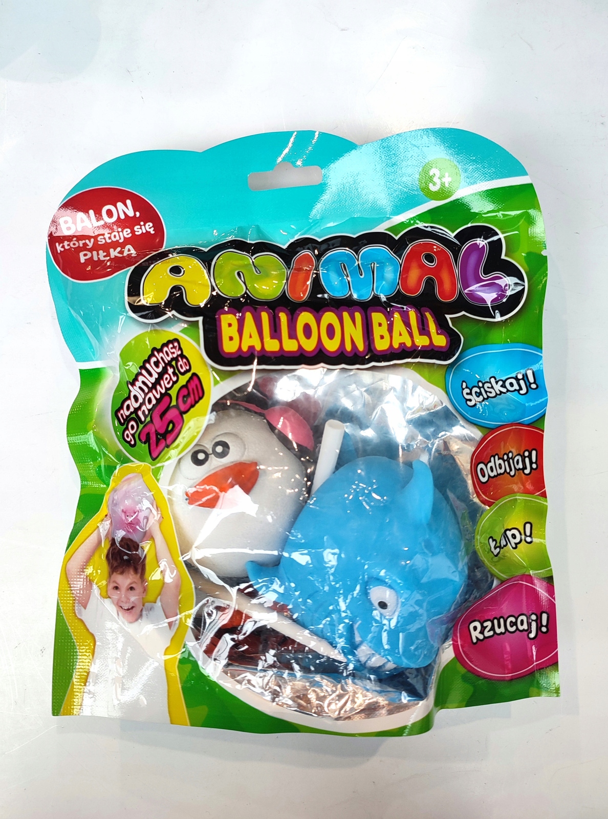 

Gumowa zabawka balon zwierzątko Duża do 25cm rekin