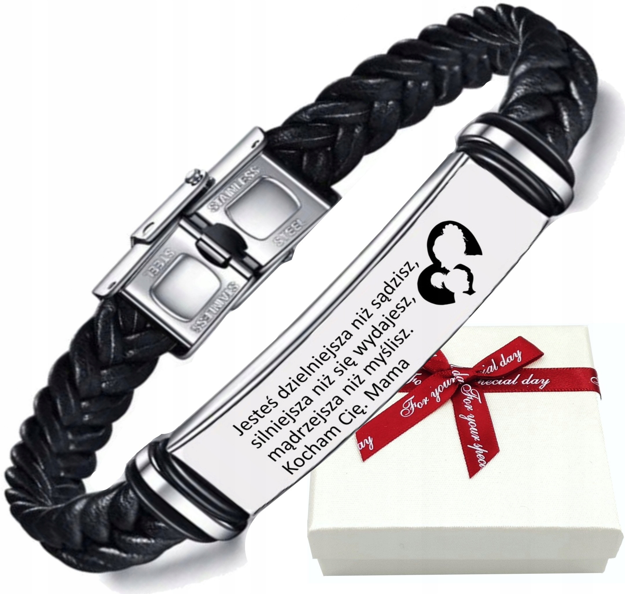 

Bransoletka Damska Grawer Dla Córki Od Mamy Taty